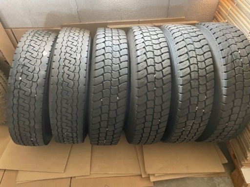 195 85 16 エルフ　2トントラック　ミックスタイヤ　6本