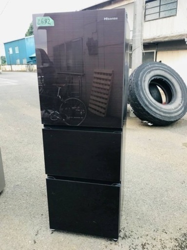 ✨2021年製✨2682番 Hisense✨ノンフロン冷凍冷蔵庫✨HR-G2801BR‼️