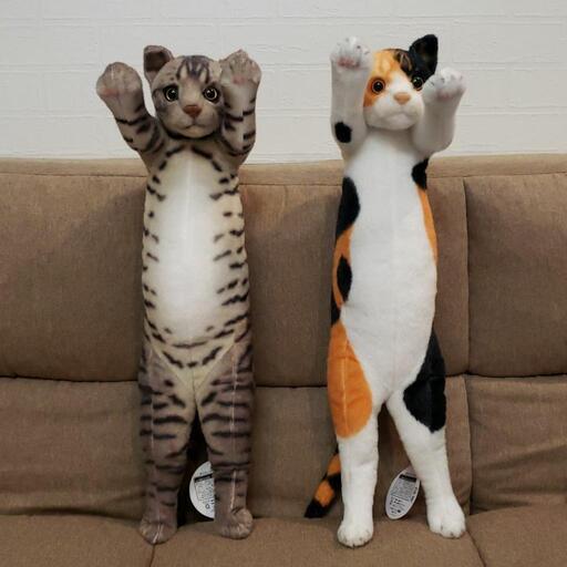 【新品タグ付き】猫コラぬいぐるみ 2個セット