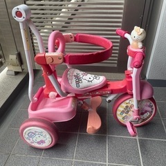 キティちゃん三輪車の中古が安い！激安で譲ります・無料で