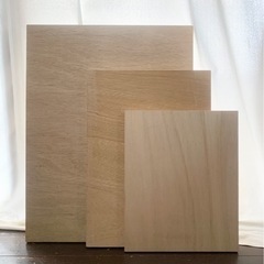 木製パネル／木炭紙・B3・写真半切(3個セット)【決まりました】