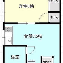 雲仙市小浜町北本町  アパート　入居者募集　1DK　101号　小...