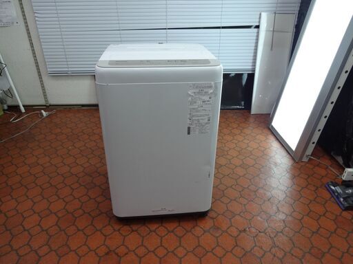 ID 124639　洗濯機　パナソニック　5K　２０１９年製　へこみ有　NA-F50B13
