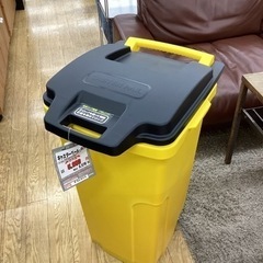 KI-29【新入荷　リサイクル品】キャスターペール90L 黄色×黒