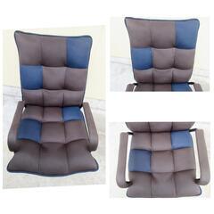 ☆T2130☆ 肘付 高座椅子 一人掛ソファ　ドウシシャ　HCH2　リクライニングチェアーの画像