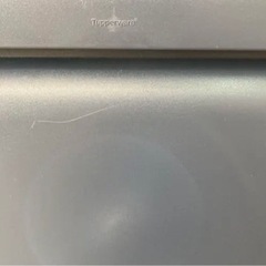 タッパーウェア   スーパーチェスト  ワイド 2段引き出し  紺 押し入れ収納の画像