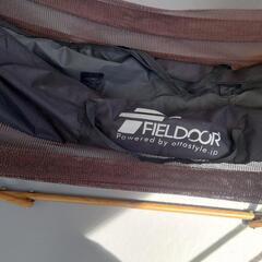 ハンモック  FIELDOOR 自立式 折りたたみの画像