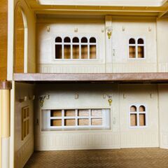 シルバニアファミリー お家 赤い屋根の大きなお家　パーツ不足の画像