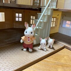 シルバニアファミリー お家 赤い屋根の大きなお家　パーツ不足の画像