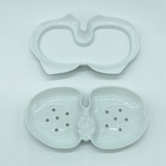 値下げ↓未使用■ヴァーナル■ソープティッシュ■石鹸皿■陶器の画像