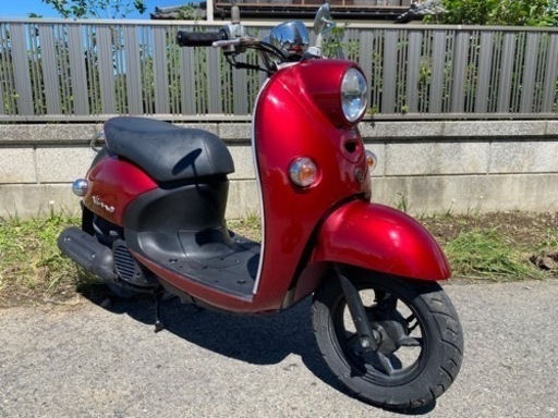 ☆走行少ない^_^ビーノ低燃費FIモデル☆プラグ・オイル・グリップなど新品交換^_^色々整備で快調ですよ☆50cc原付スクーター☆