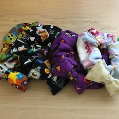 ぷくぷくリボン付きシュシュセット