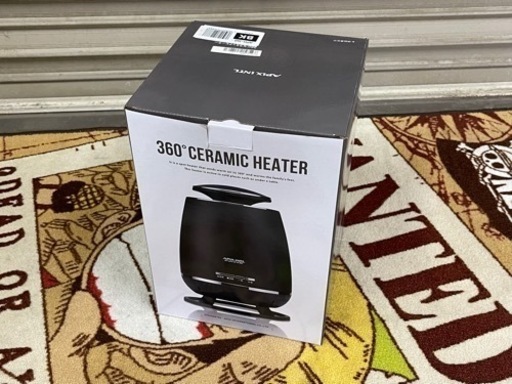 新品 APIX INTL 360度 セラミックヒーター 黒色