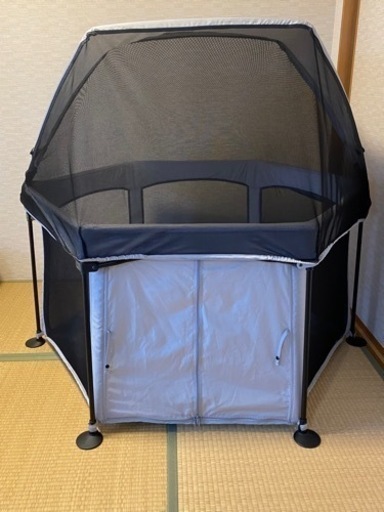 日本育児ベビーサークル　メッシュトップカバー付　洗えてたためる