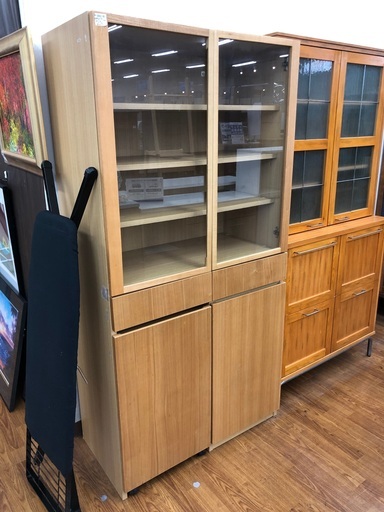 食器棚　無印良品　ナチュラル