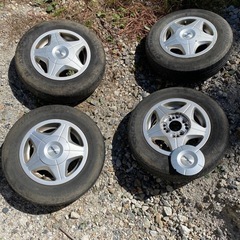 アルミ　ラジアルタイヤ　145/80R12 BRIDGESTON...