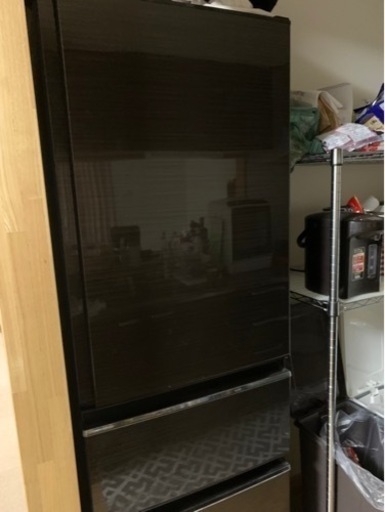 三菱。冷蔵庫　2020年製　365L  ダークブラウン