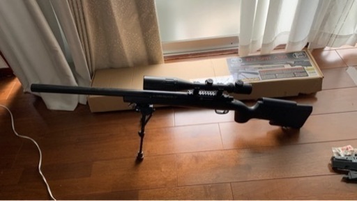 【値下】ボルトアクション スナイパーライフル (エアーガン) 値下】ボルトアクション スナイパーライフル (エアーガン)