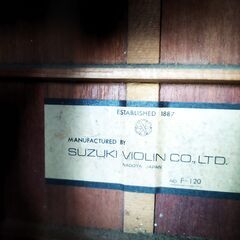 アコースティックギター　Suzuki F-120の画像