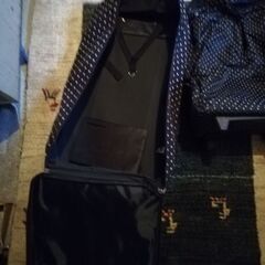 スーツケース　　2個セット　旅行かばん　水玉の画像