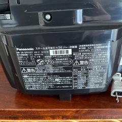 お値下げ！パナソニック　炊飯器 Wおどり炊き　SR-SPX107の画像