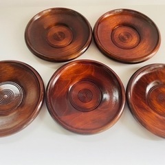 貰って下さい美品 茶たく5枚の画像