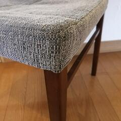 しっかりしたイス　ウォールナットの画像