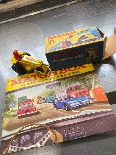 マッチボックス 1973年ロードローラー 新品箱付き