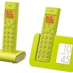電話機　本体　子機付き　シャープ JD-3C1CW-G