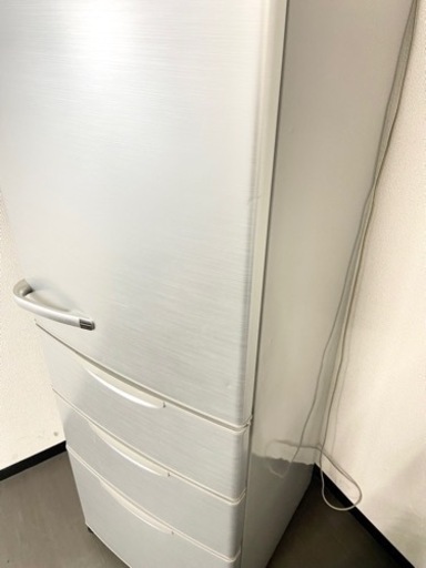 激安‼️冷凍2段でたっぷり収納 13年製 355L AQUA4ドア冷蔵庫AQR-361B(S)?