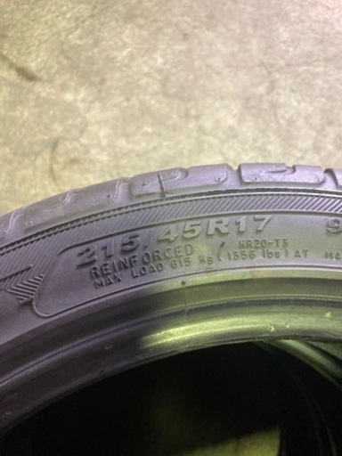 ケンダ　KENDA 215/45R17 4本　2019年　バリ山