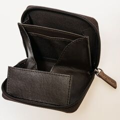 オーストリッチ革(駝鳥) 小銭入れ ミンクカラー 品番c20-137の画像