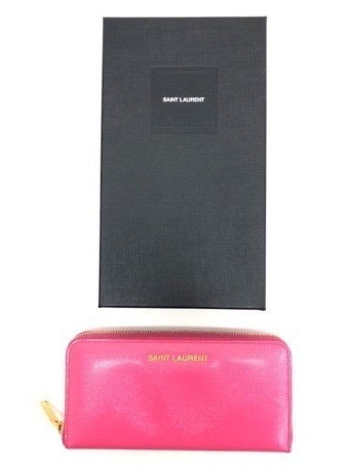 サンローランパリ　ラウンジファスナー長財布　340841 ピンク　未使用