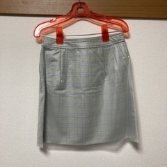 未使用タグ付 MURUA シースルーチェックスカートの画像