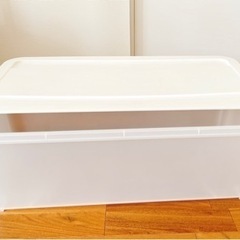 無印良品衣装ケース2つで300円の画像