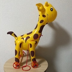 たのしいおさんぽキリン ★ 空気ビニール玩具 おもちゃ