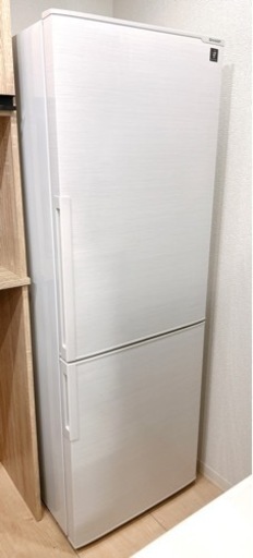 【美品】シャープ(SHARP)プラズマクラスター搭載 冷蔵庫 271L SJ-PD27D-W