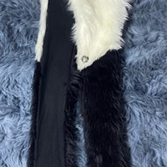 スピリットフーズ　パンダ　耳付きファーマフラーの画像