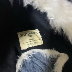 スピリットフーズ　パンダ　耳付きファーマフラーの画像