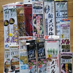鯛、ハゲ用胴突仕掛け、サビキ仕掛け、大型胴突仕掛けとケース、釣り...