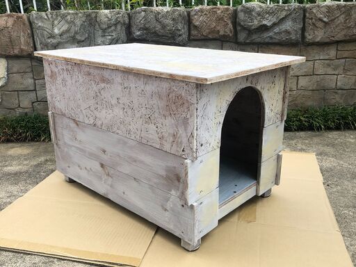 山小屋、ログハウス風 ハンドメイド犬小屋です！小型犬用です。
