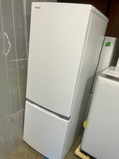 決まりました】東芝 2ドア冷凍冷蔵庫 170L ファン式冷凍庫 右開き TOSHIBA