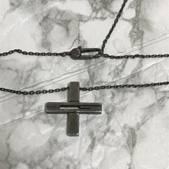 【決まりました】GUCCI グッチ アクセサリー ネックレス クロス カットアウト シルバー 銀 十字架の画像