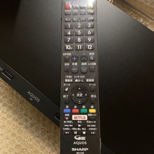 ●大阪限定●送料無料●SHARP●ブルーレイ●2018年製●BD-NW520