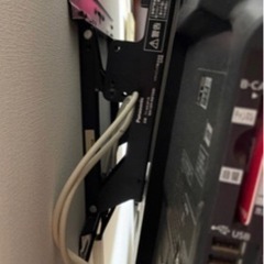 (譲渡先決定) Panasonic TH-P46R2 壁掛け金具付　自立スタンド無しの画像