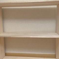 白色オシャレ棚　90×90×30