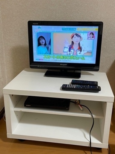AQUOS TV ビデオデッキ　テレビ台