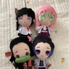 鬼滅の刃 マスコット ぬいぐるみ　女の子たち　竈門禰豆子