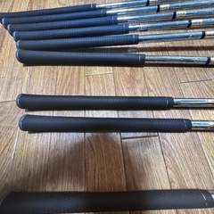 ゴルフ用品一式+練習用具（テーラーメイド、adidas）の画像