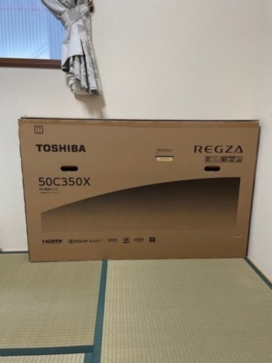 【新品未使用】　東芝　REGZA 4K液晶テレビ　50C350X